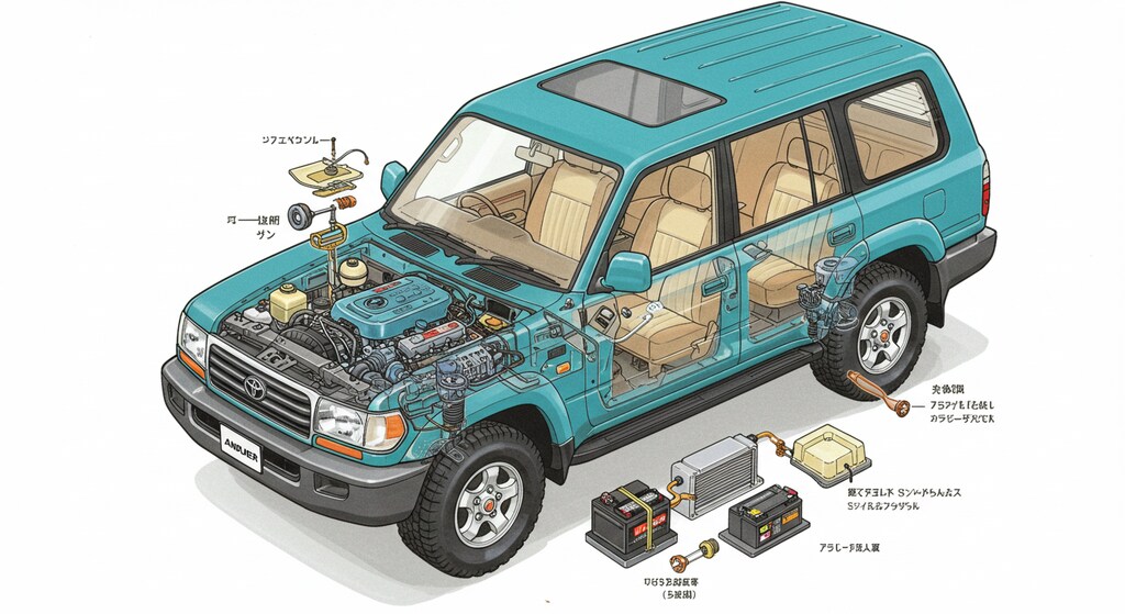 ランドクルーザー　透視画面