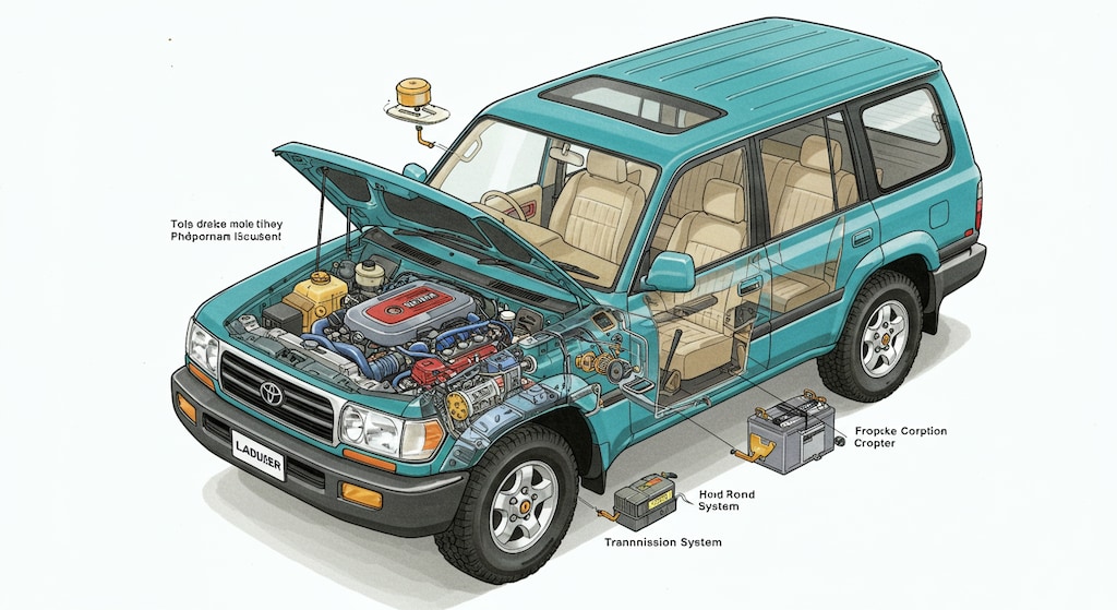 ランドクルーザー　透視画面