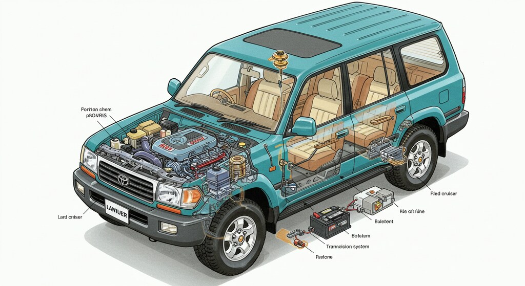 ランドクルーザー　透視画面