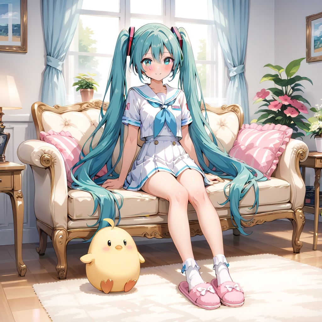 初音ミク LARIMAR | の人気AIイラスト・グラビア