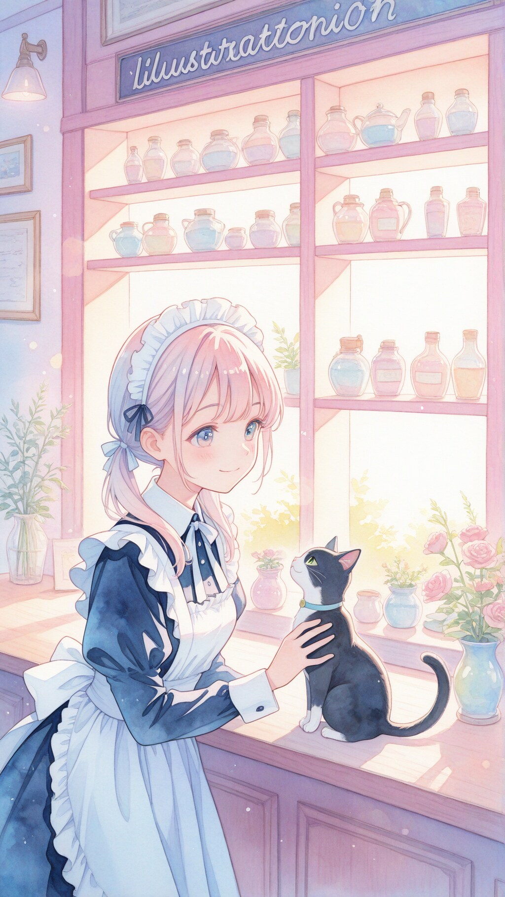 猫とメイドのカフェバー