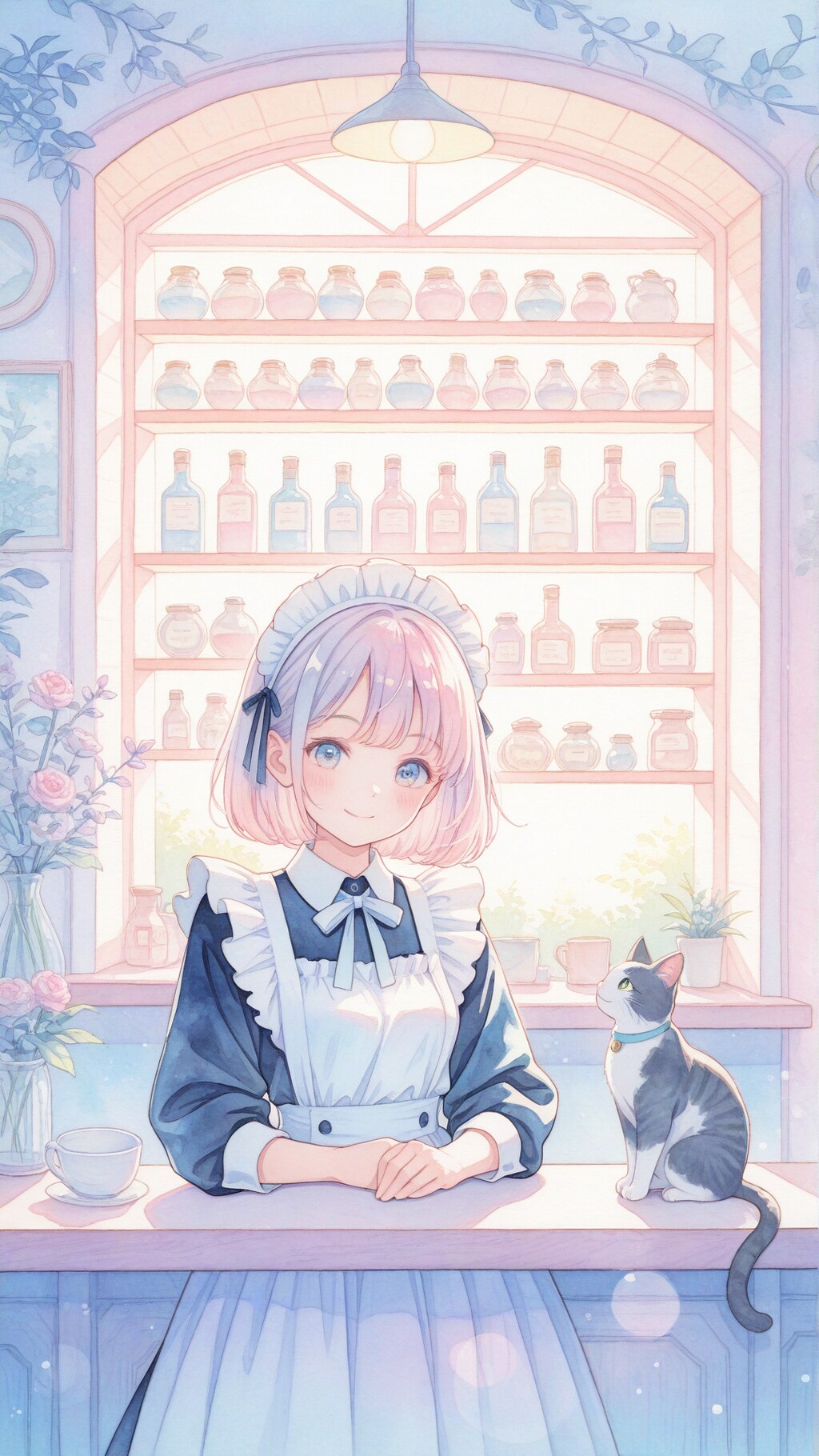 猫とメイドのカフェバー