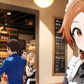 『いらっしゃいませー♪』３名の美少女ウエイトレス / 街角のカフェ2 （オリジナル #1#2#3） 7枚目