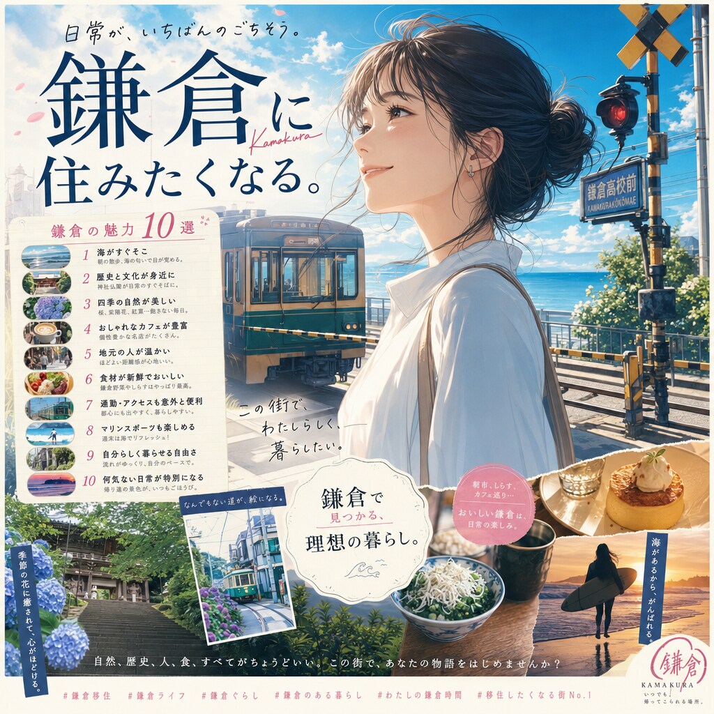麗しの鎌倉 | の人気AIイラスト・グラビア