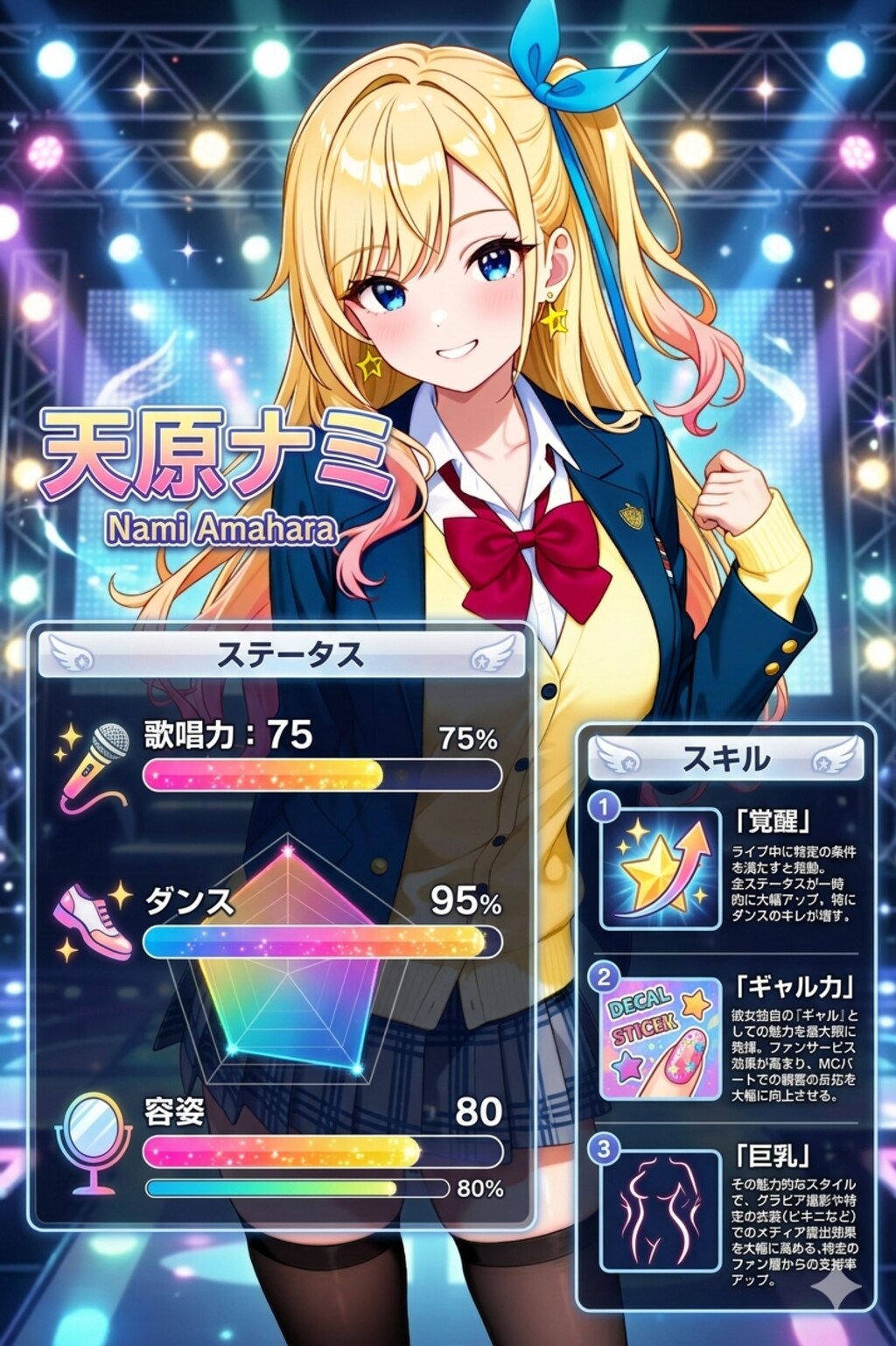 ナミちゃんのアイドル育成ゲーム