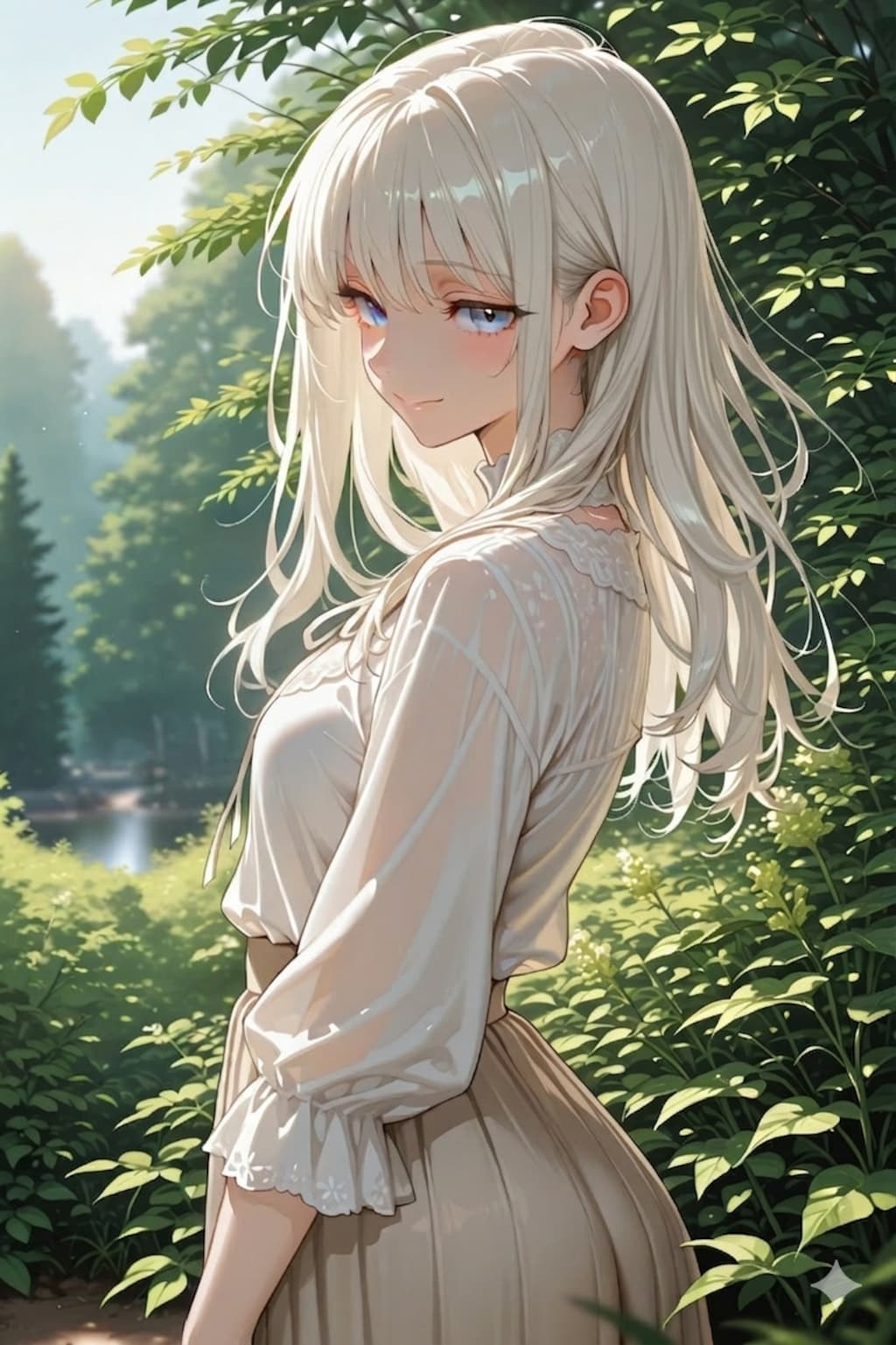 緑と水のほとり