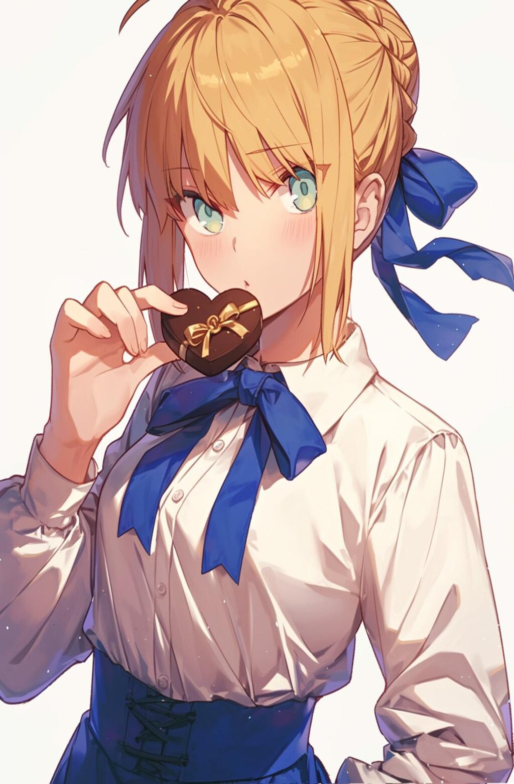 バレンタインデーのセイバー