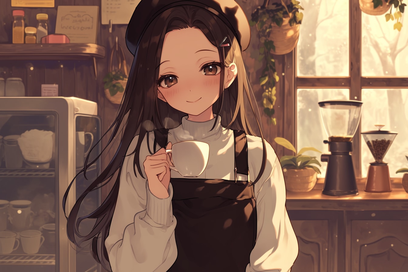 カフェのお姉さん☕✨83 | の人気AIイラスト・グラビア