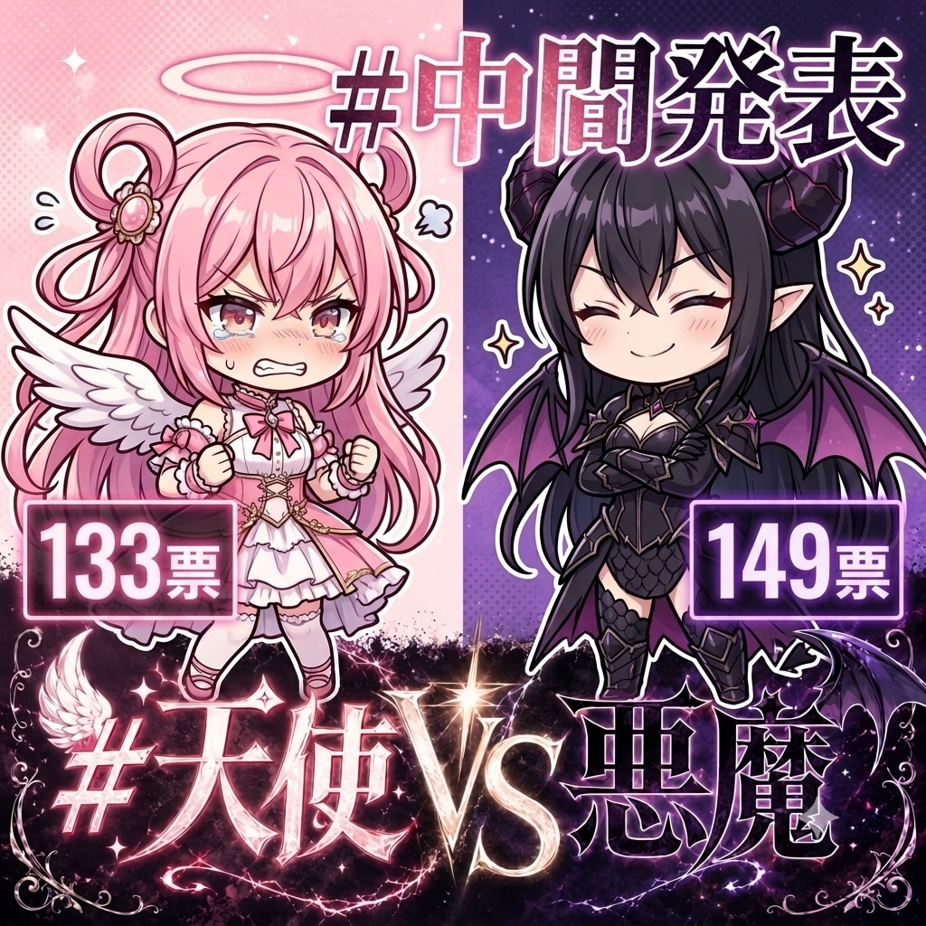 【天使VS悪魔】中間発表【２日目】