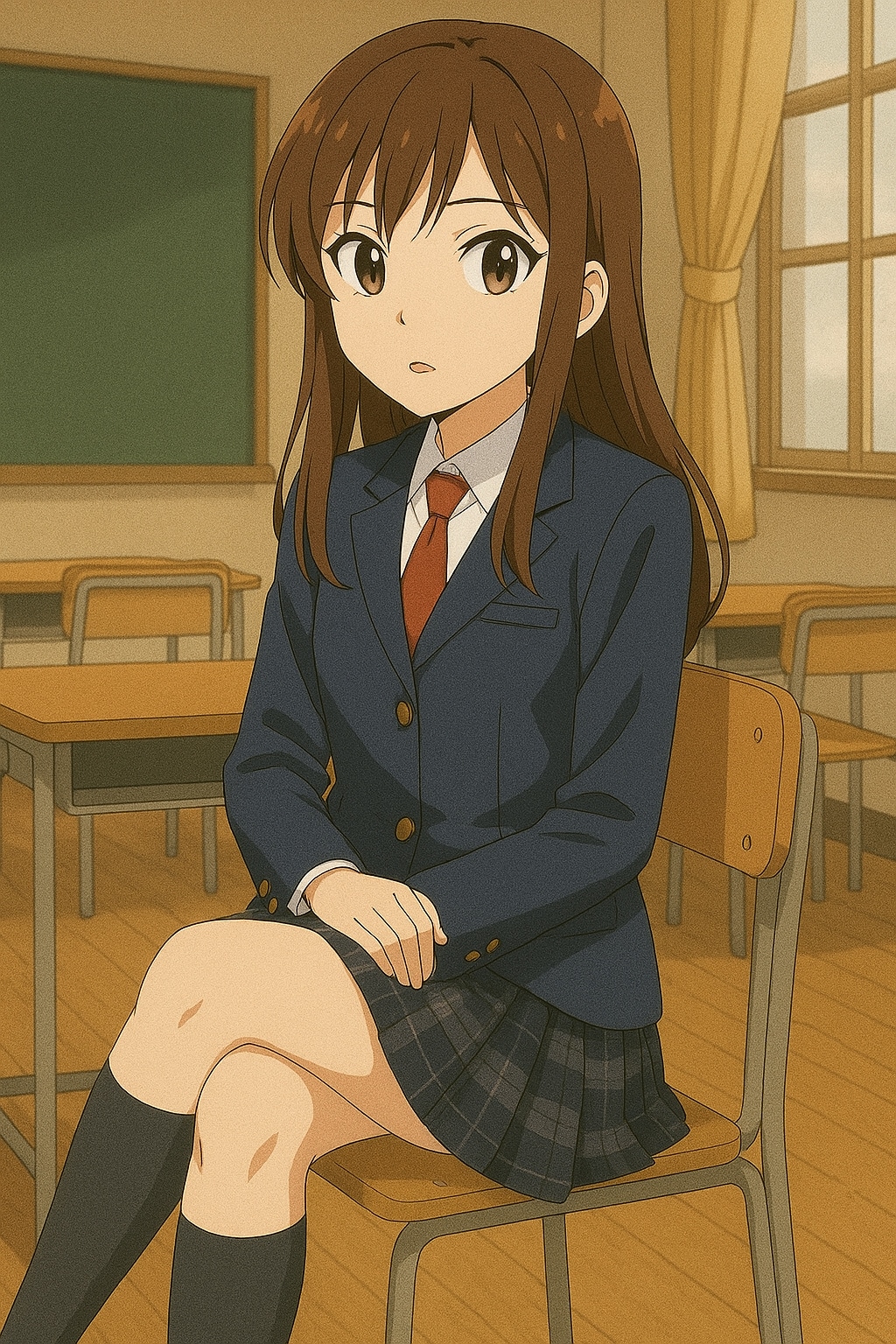 アニメ風な女子高生