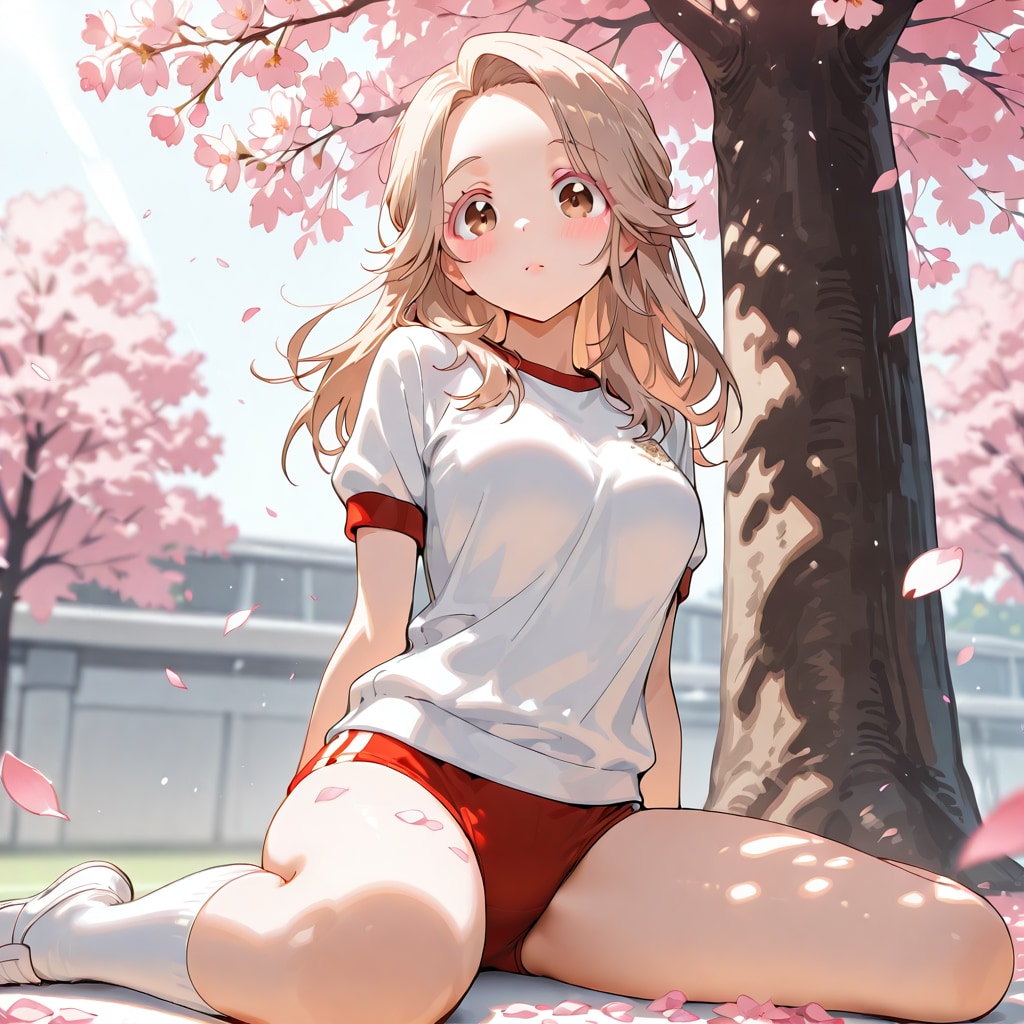 BONSAIで白靴下ブルマ　ギャル子