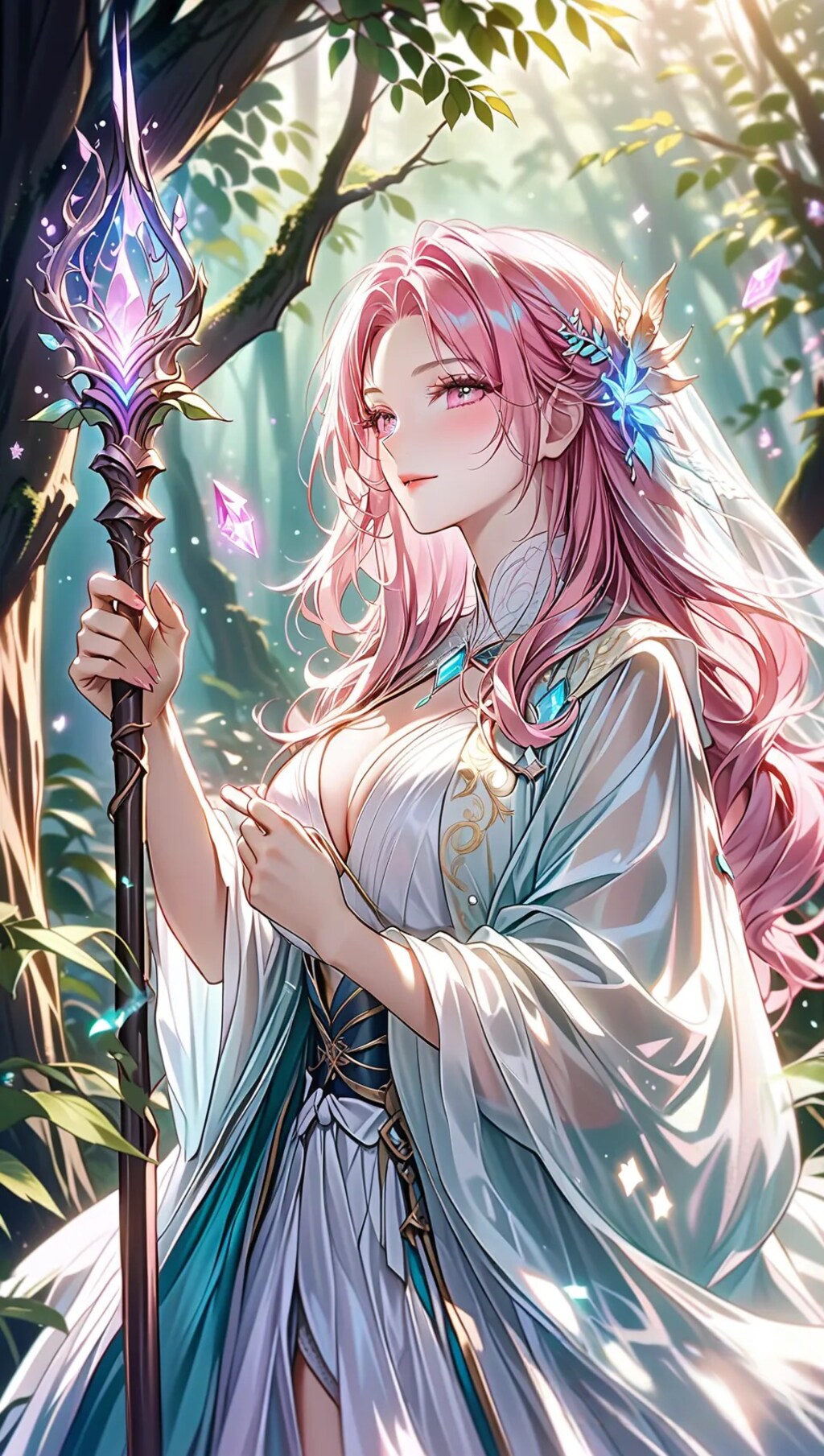 魔法を使う異世界の女の子