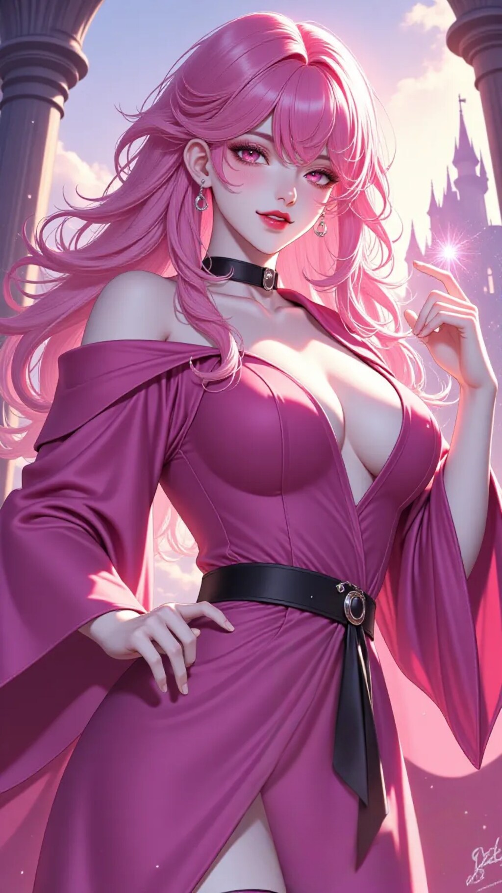 魔法を使う異世界の女の子