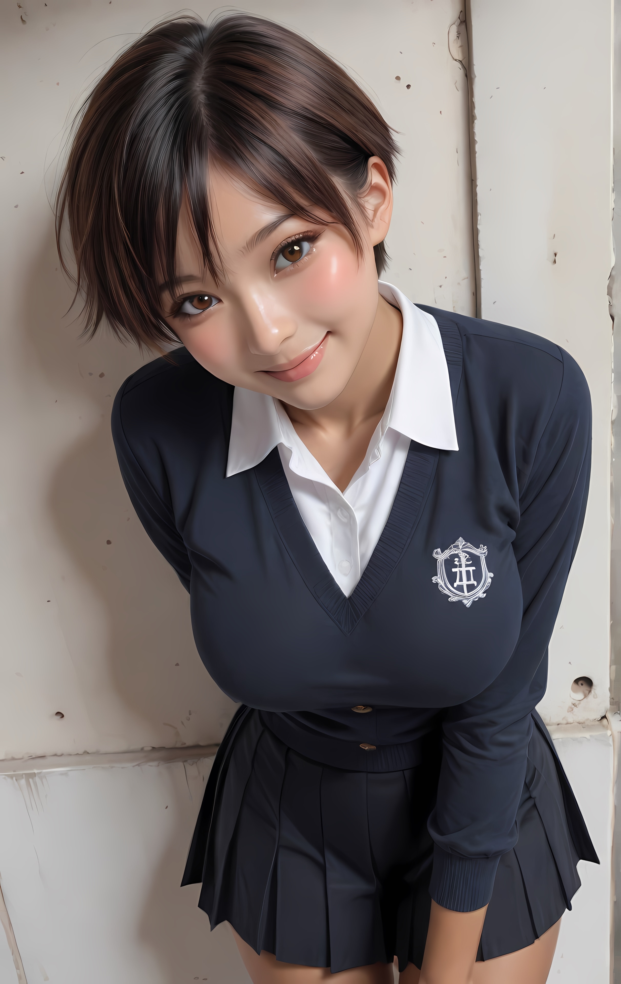 ショートヘア少女
