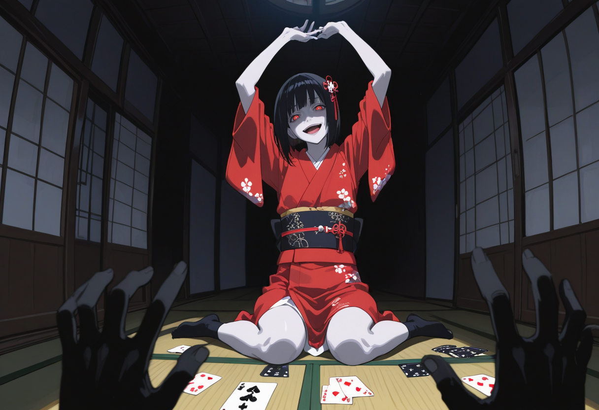 わたしの勝ち～あははははっ！