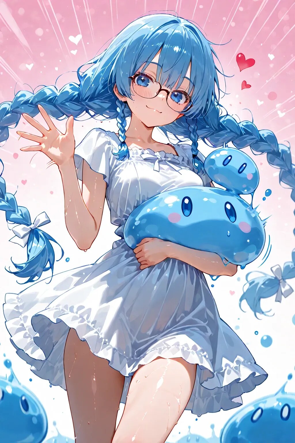 青スライムのお嬢様 | の人気AIイラスト・グラビア