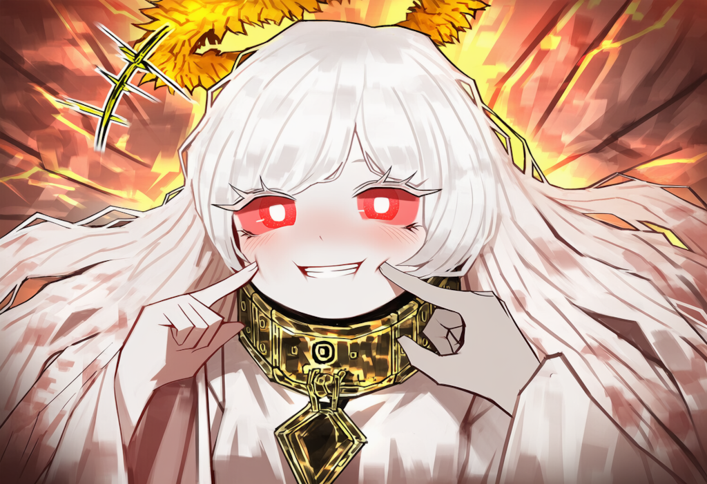 ロボトミー　白夜　自分の頬をつく