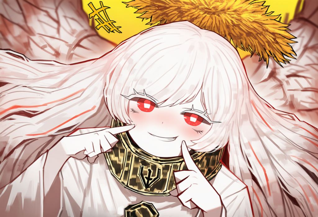 ロボトミー　白夜　自分の頬をつく