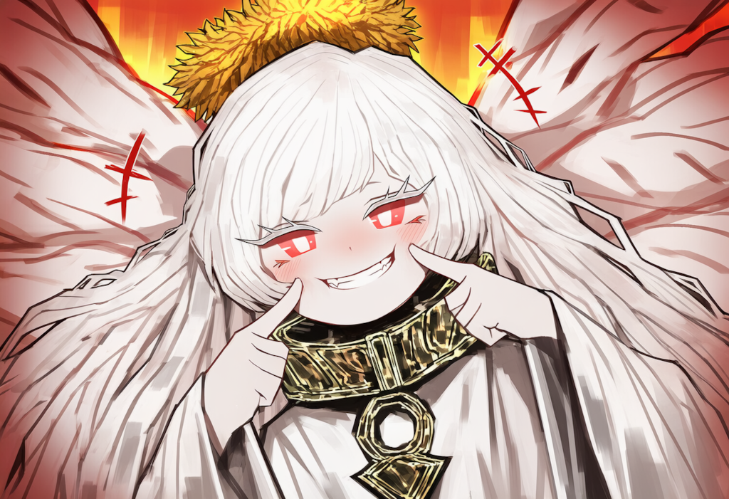 ロボトミー　白夜　自分の頬をつく