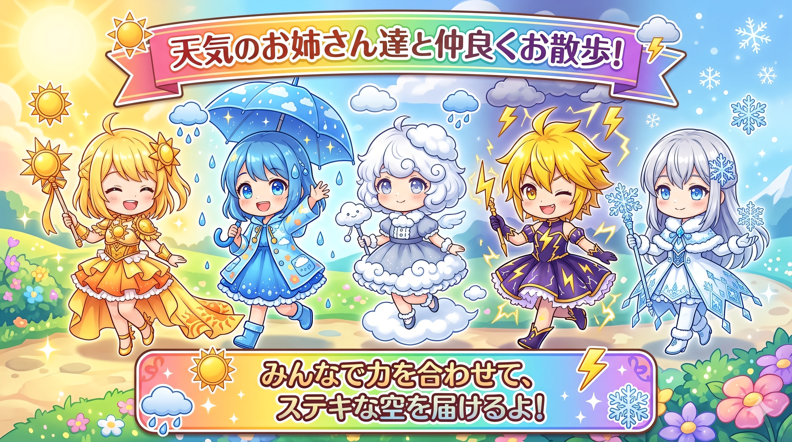 【#天気の擬人化】２