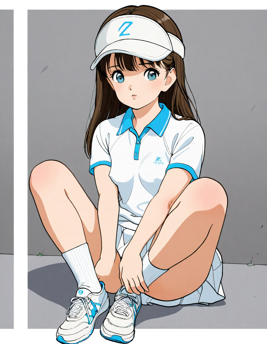 テニスの子