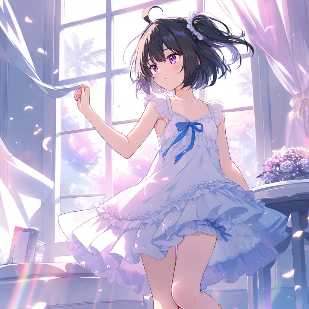 黒髪サイドアップちゃん