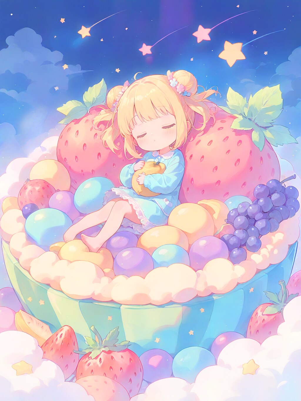 フルーツいっぱい夢の中