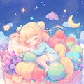 フルーツいっぱい夢の中 5枚目
