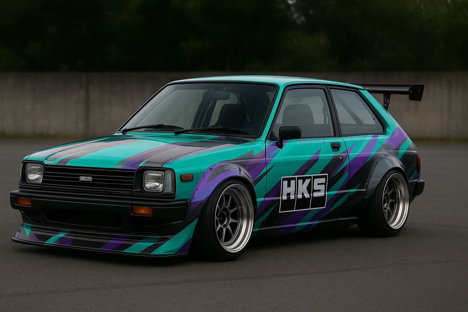 KP61スターレットレーシングカー | の人気AIイラスト・グラビア