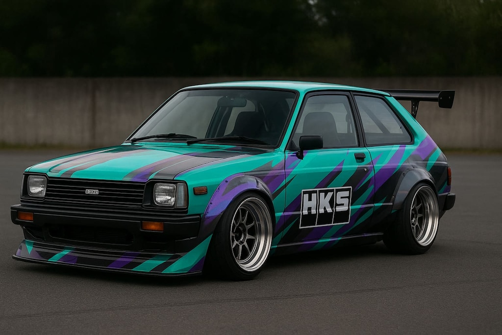 KP61スターレットレーシングカー