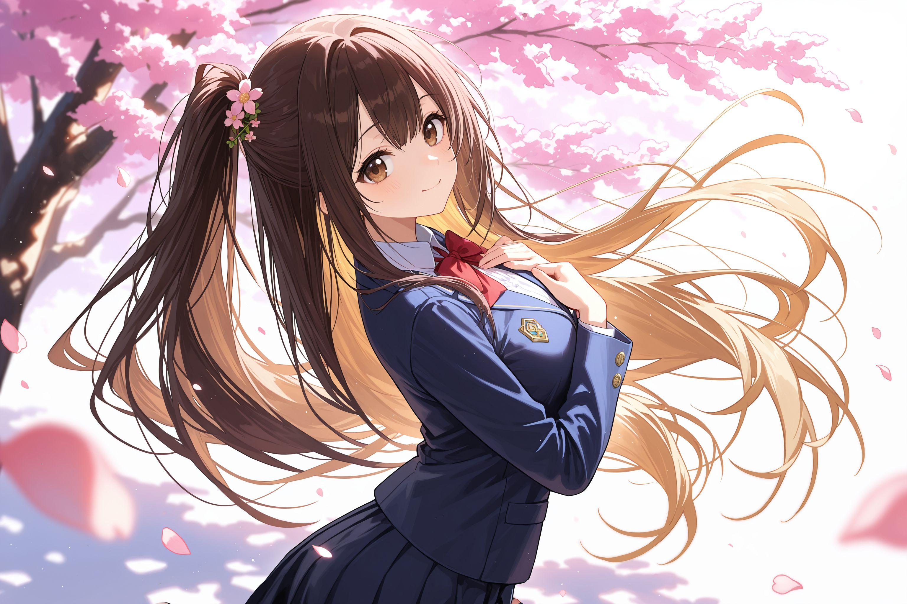 「桜2025」で描きました<(_ _)> | の人気AIイラスト・グラビア