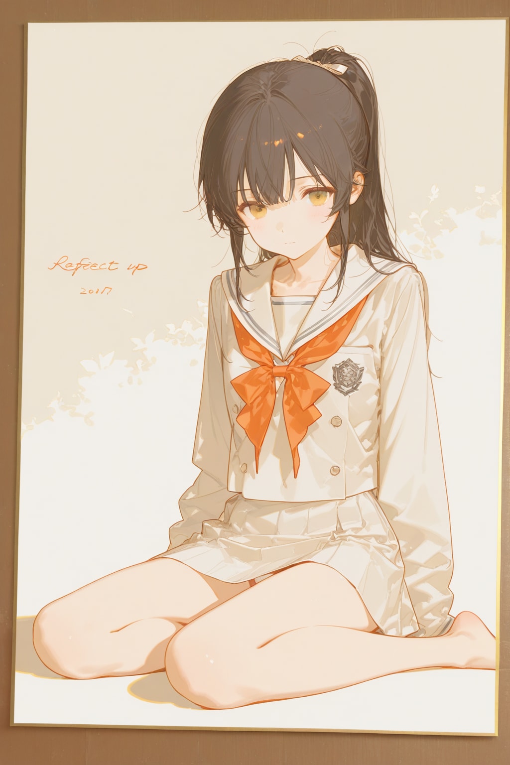 制服129　水彩画 | の人気AIイラスト・グラビア