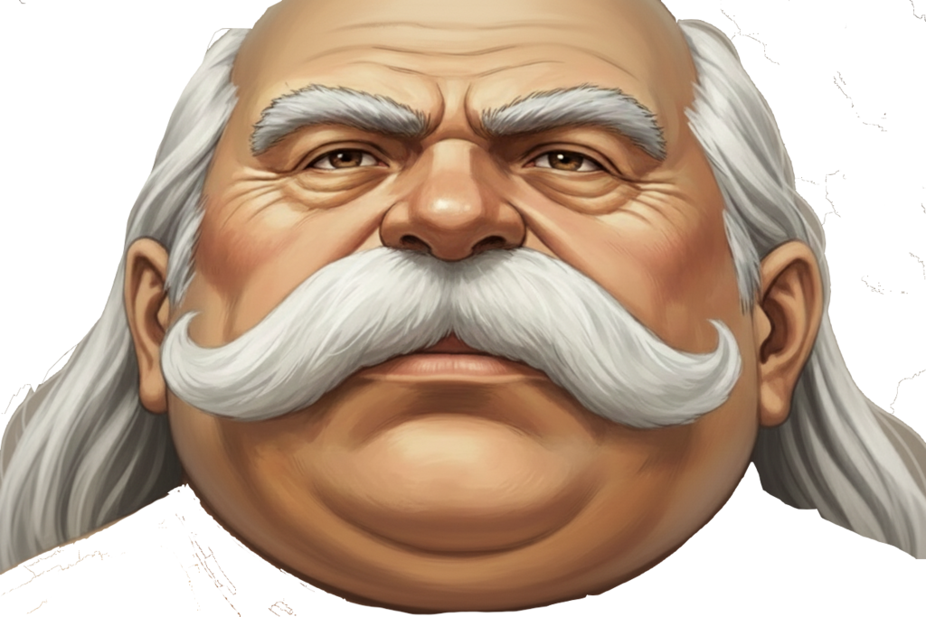 戦場に立つ王(キャラ参照使用)　１枚目-生成絵　２枚目-キャラ参照元