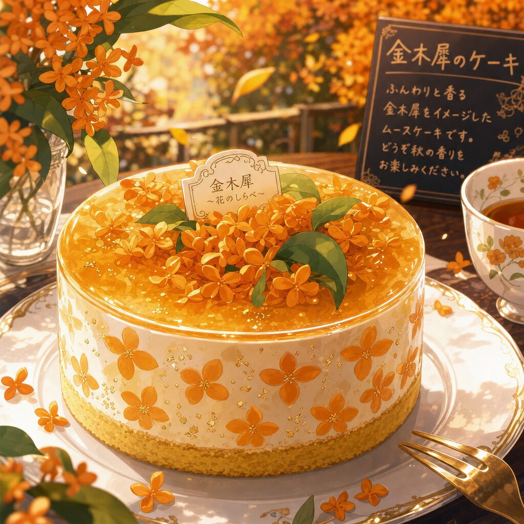 金木犀ケーキ | の人気AIイラスト・グラビア