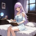 読書する少女 2枚目