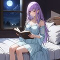 読書する少女 3枚目