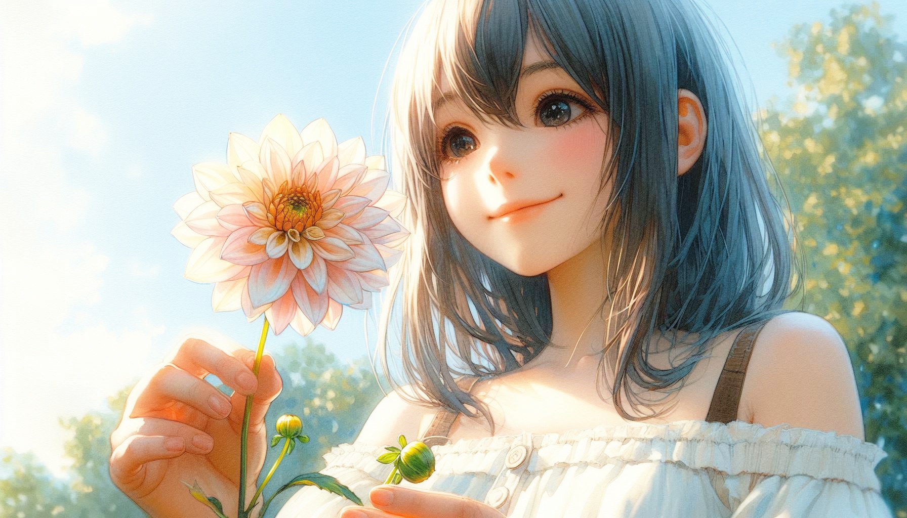 誕生花　0605 ダリア
