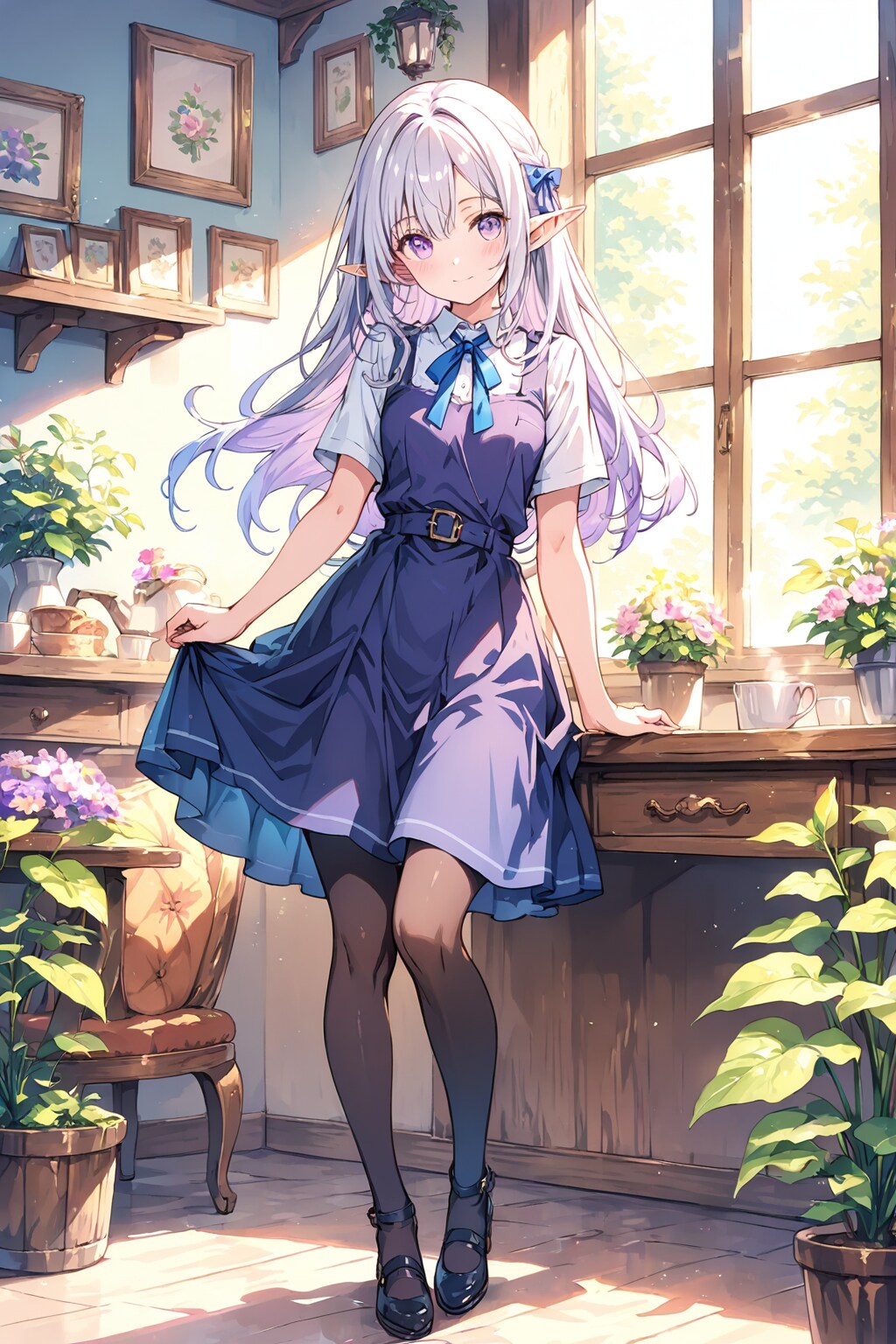 窓辺 | の人気AIイラスト・グラビア