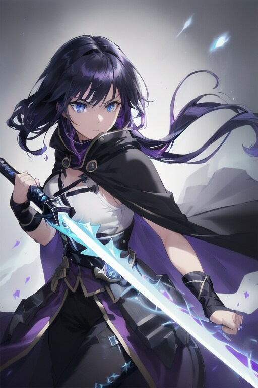 黒の女剣士3
