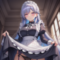 メイド服を着てみる 3枚目