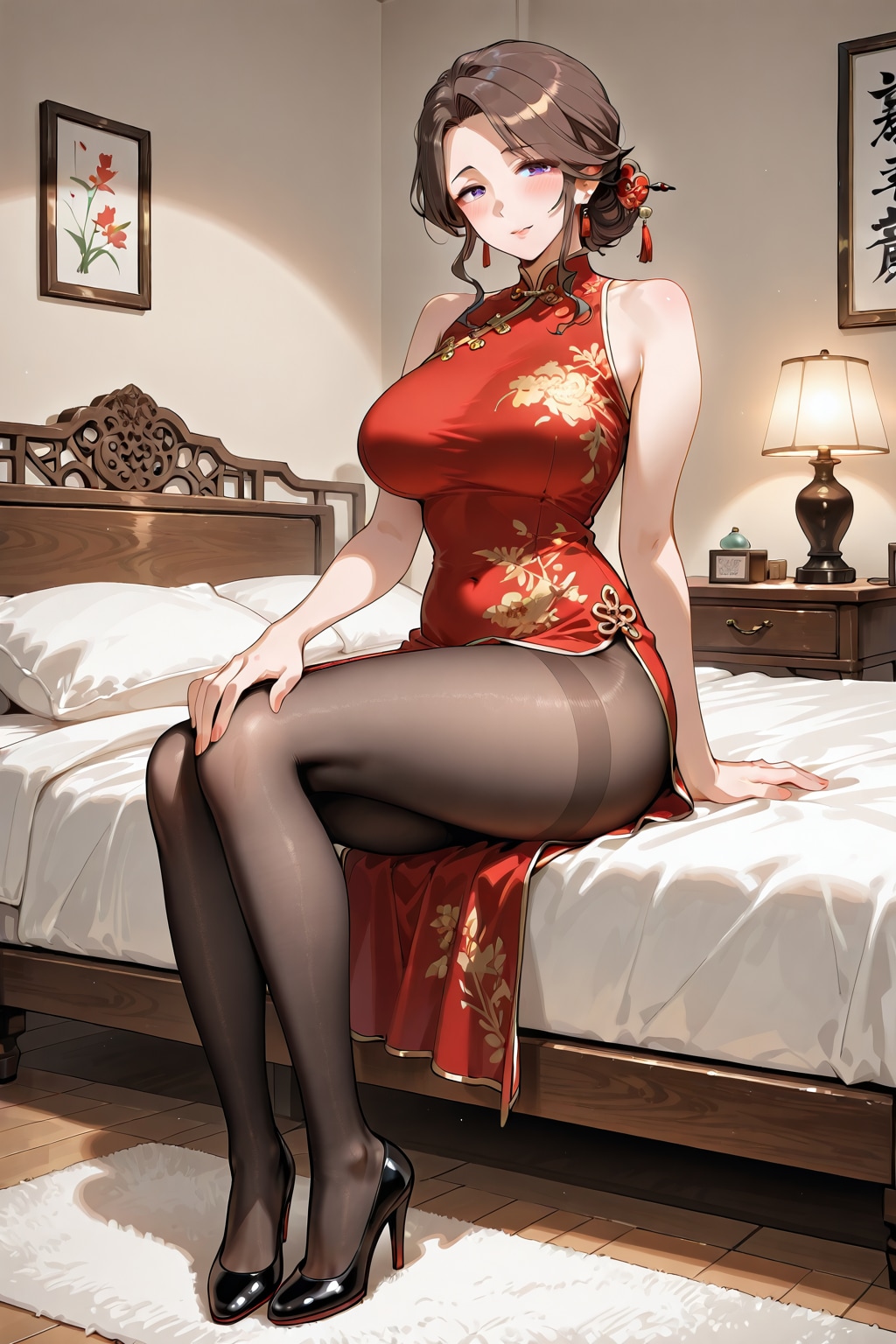 人妻お姉さん　チャイナドレス