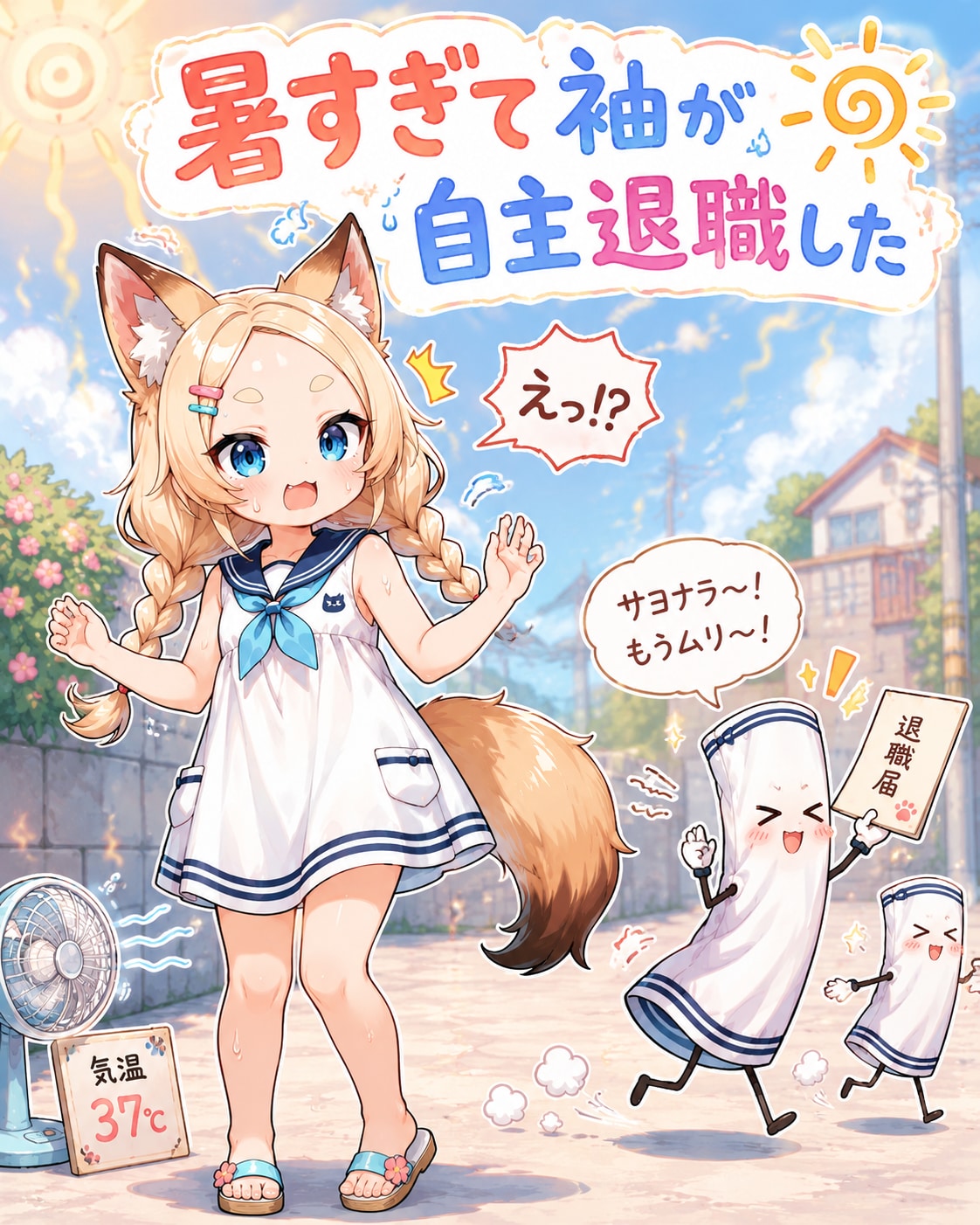 とある理由でノースリーブになりました。その理由とは？ | の人気AIイラスト・グラビア