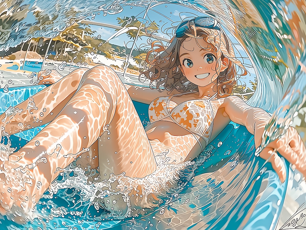 ウォータースライダー（ニジジャーニー）