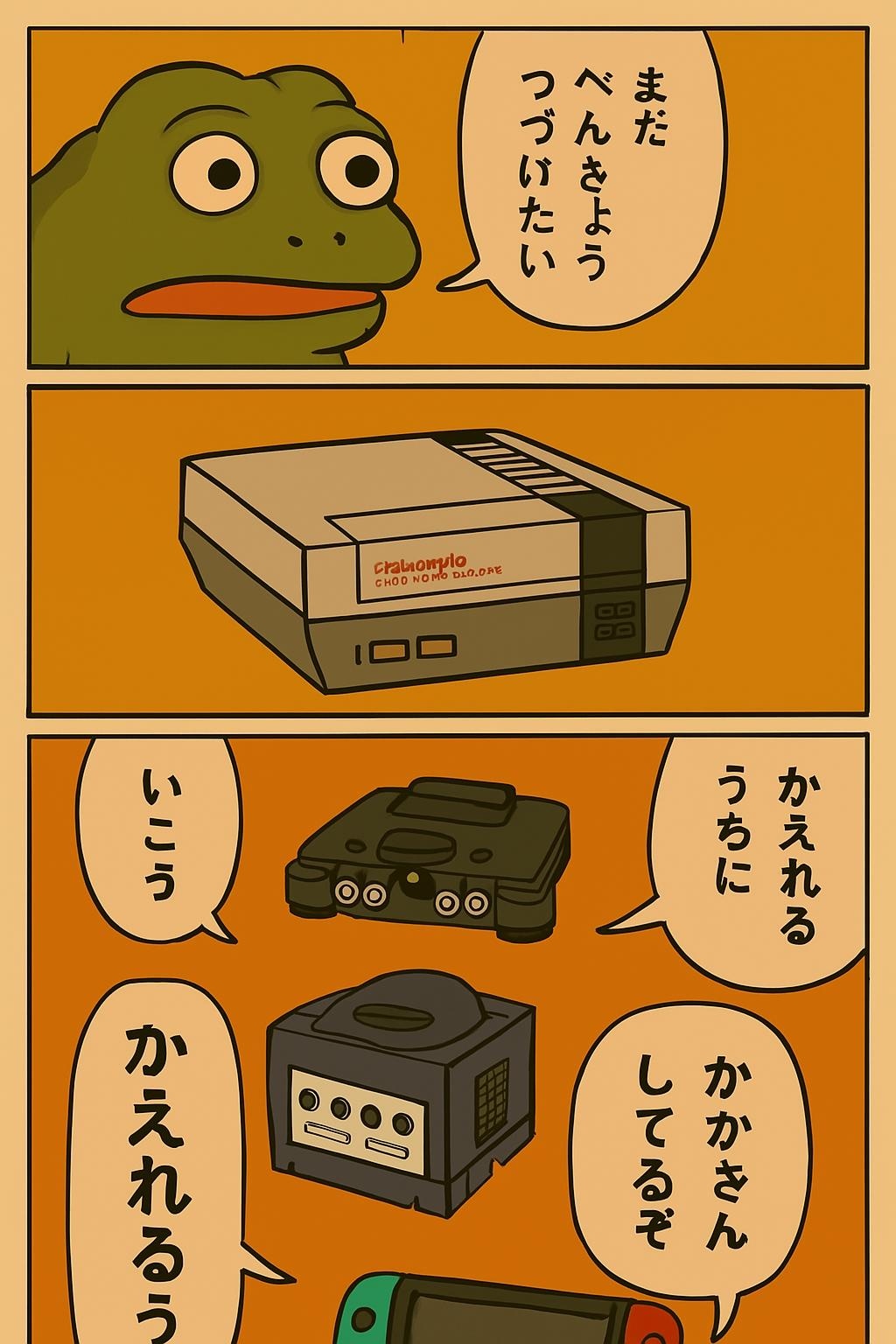 任■堂ゲーム機をくにへかえす
