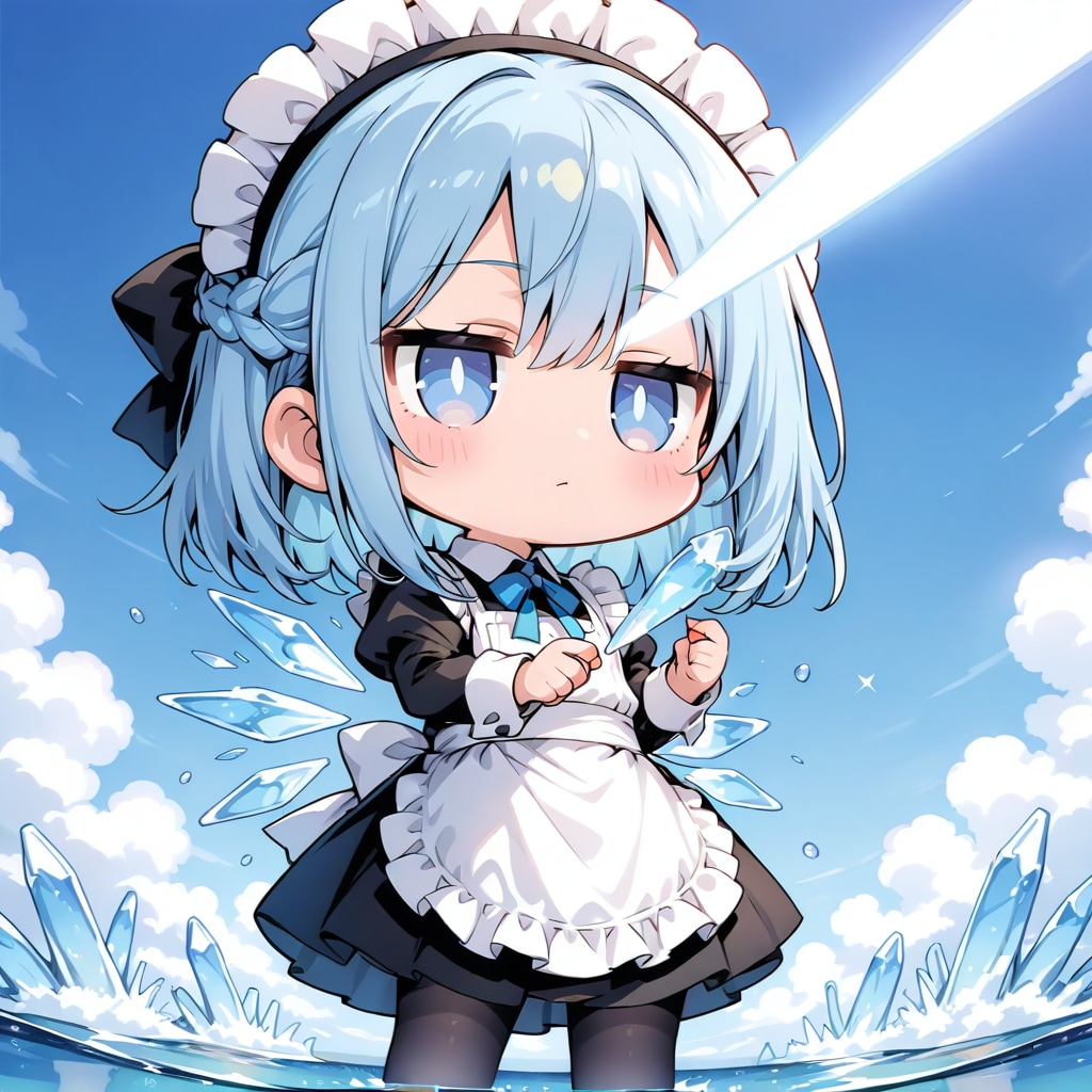 失敗アイスビームメイドさん | の人気AIイラスト・グラビア
