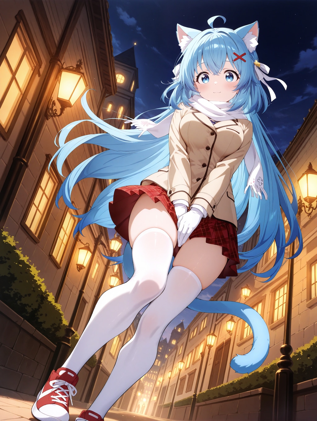 冬でもミニスカは正義だよっ♪