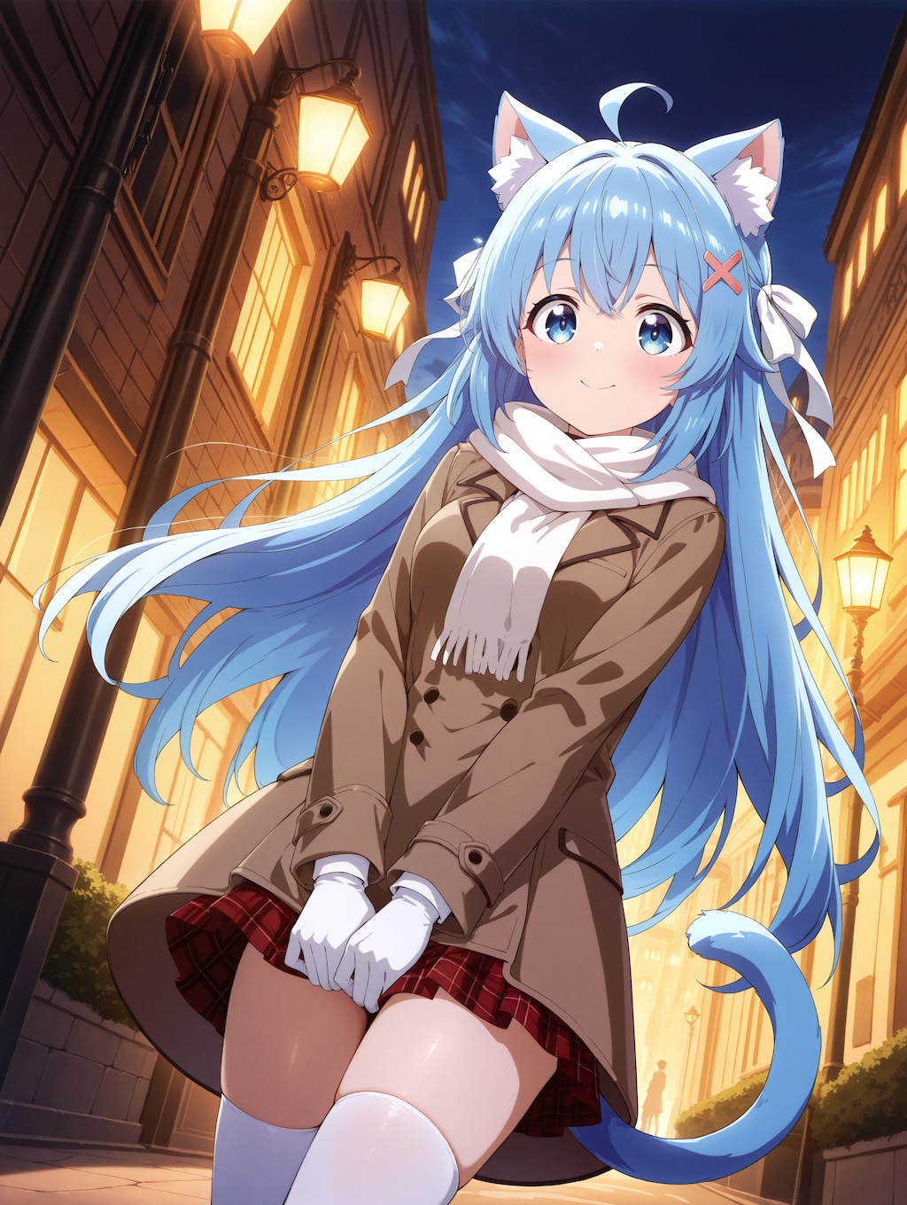 冬でもミニスカは正義だよっ♪