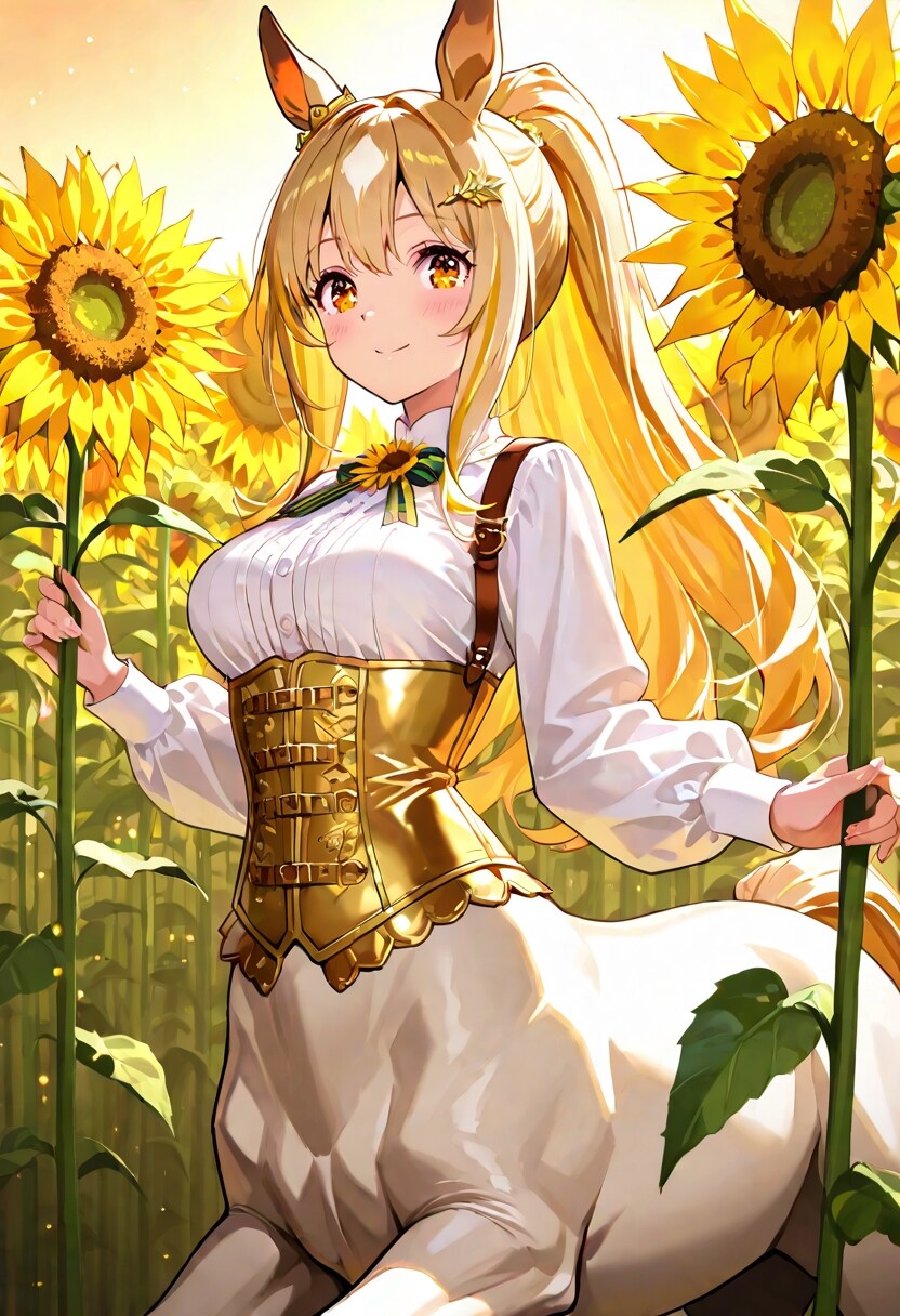 ケンタウロス　ひまわり | の人気AIイラスト・グラビア