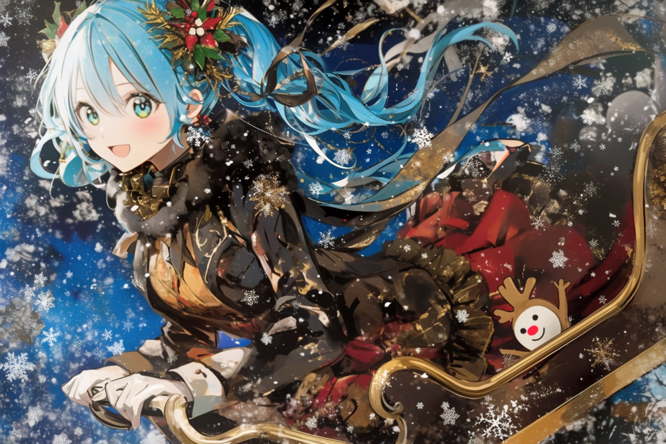 サンタガール-14 | の人気AIイラスト・グラビア