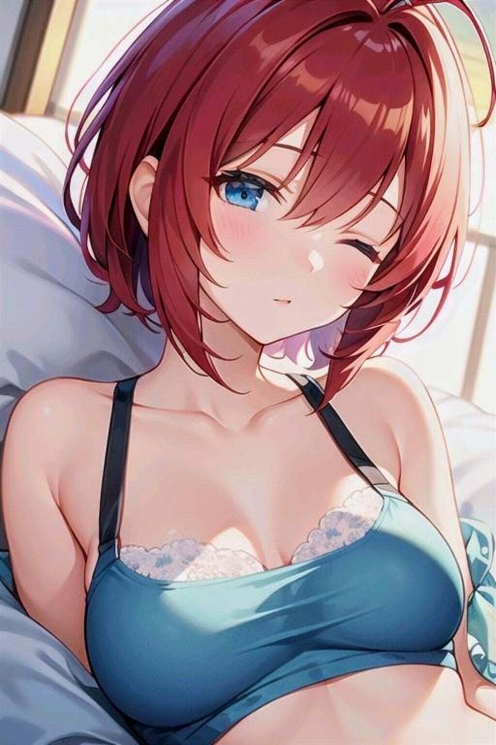 眠い2人